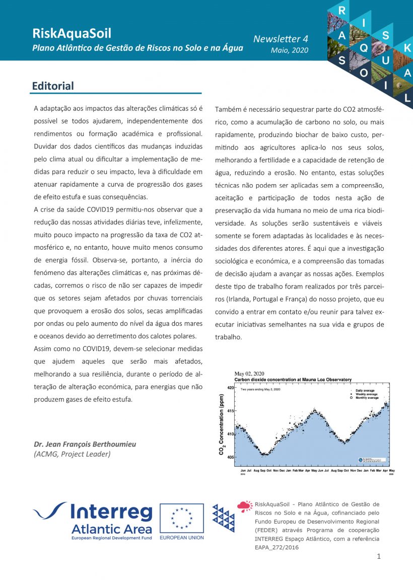 Newsletter 4 – Maio 2020