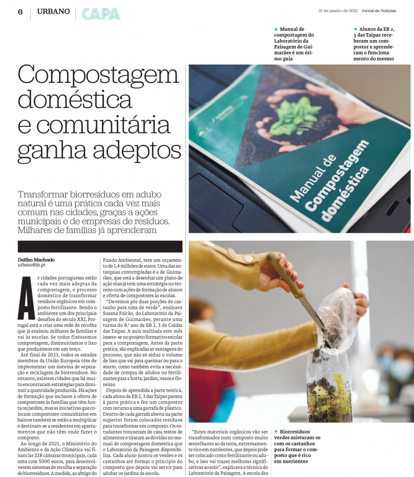 Environmental Awareness and Education Activities in the Portuguese National Newspaper Jornal de Noticias